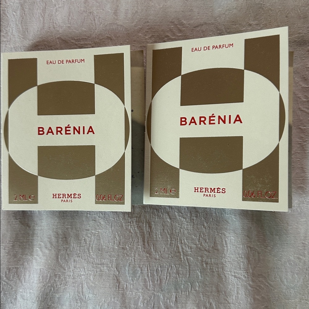 Barenia HERMES Eau de Parfum Travel Samples France